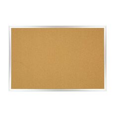 WS Aluminium Cork Board 600mm x 900mm
