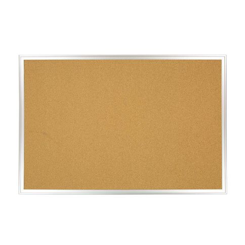 WS Aluminium Cork Board 600mm x 900mm