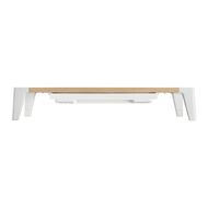 Bracom Universal Tabletop Monitor Riser with drawer White
