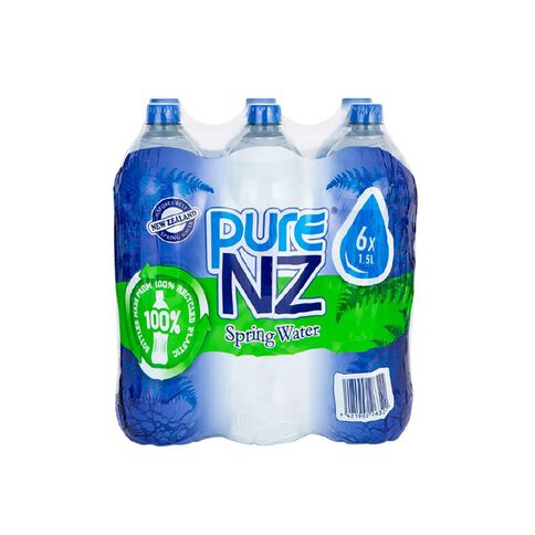 Pure NZ Spring Water Multi Pack 6 x 1.5L