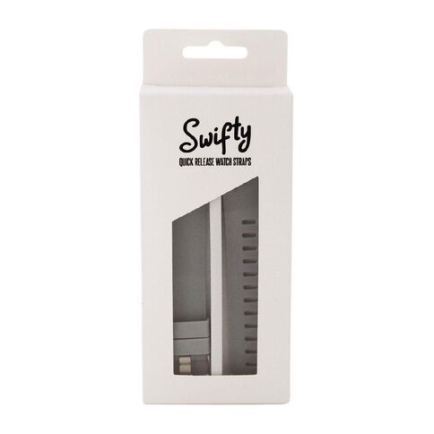 Swifty Replacement Strap For Fitbit Versa 2 & Lite Grey Small