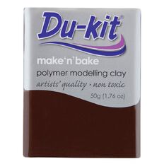 Du-kit Clay Dark Brown Mid 50g