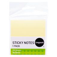 WS Sticky Notes 76mm x 76mm 100 Sheets Multi-Coloured
