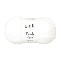 Uniti Yarn Family Double Knit White 50g