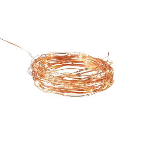 Living & Co Twinkle Light Warm 5m Copper