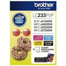 Brother Ink LC233 Photo Value Pack (550 pages)