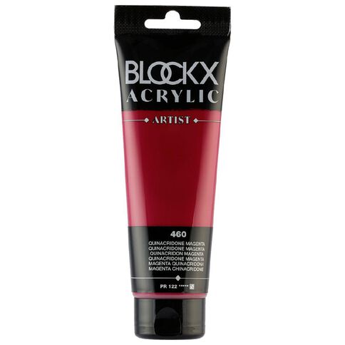 BLOCKX Acrylic Tube Quinacridone Magenta 120ml