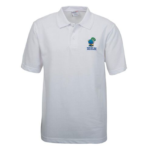 Schooltex Mercury Bay Area School Short Sleeve Polo with Embroidery