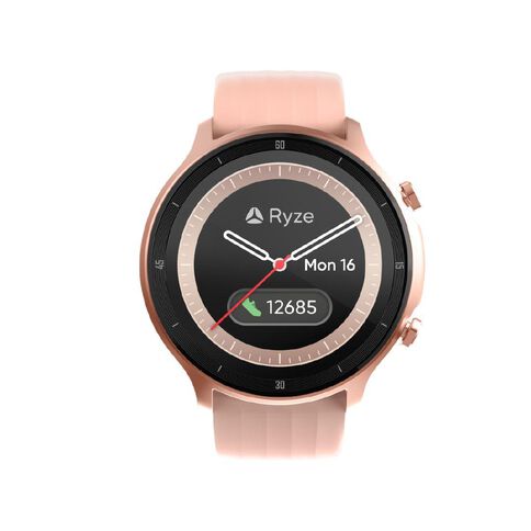 Ryze Flex Smart Watch Pink + White