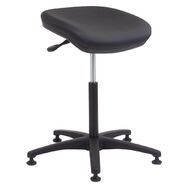 Chair Solutions Perching Stool Non Slip Vinyl Black