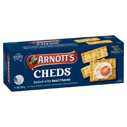 Arnott's Cheds Crackers 250g