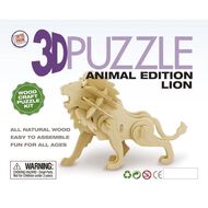 Puzzle 3D Animal Edition Wooden Assorted