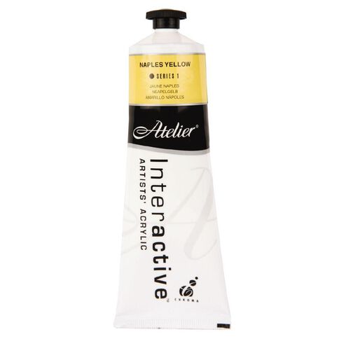 Atelier S1 Acrylic Paint Naples Yellow 80ml