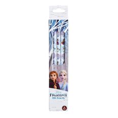 Frozen Disney Pencils HB 5 Pack Purple Light