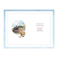 John Sands Father's Day Card Dad Conv Train With Sign