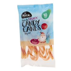 Nice Fruity Nafnac Candy Canes 10 Pack 125g