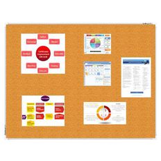 Boyd Visuals Corkboard 900 x 600mm