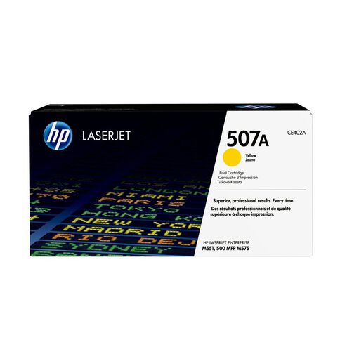 HP Toner 507A Yellow (6000 Pages)