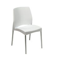Pop Indoor/Outdoor Stacker Chair White