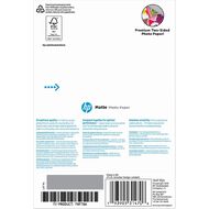 HP Matte FSC Photo Paper 4in x 6in 25 Sheets
