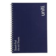 Uniti Spiral Sketch Pad 60 Sheets A4