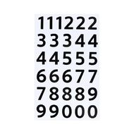 Uniti Numbers Black 1 Sheet