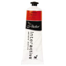 Atelier S2 Acrylic Paint Orange 80ml