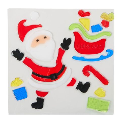 Wonderland Christmas Gel Sticker Assorted