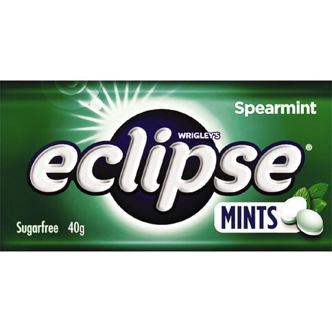 Eclipse Spearmint Mints Sugar Free Large Tin 40g