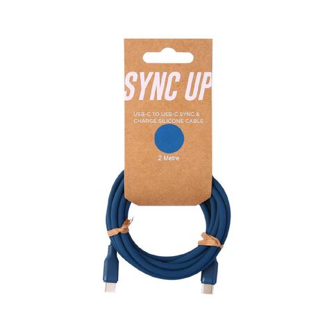 Lifestyles C To C Cable 2M Silicone Blue
