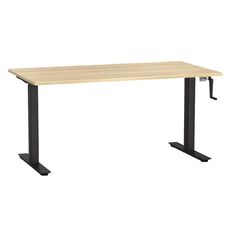 Agile Height Adjustable Desk 1500 Atlantic Oak/Black