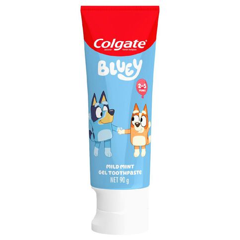 Colgate Kids' Junior Bluey Toothpaste Mild Mint Gel 90g