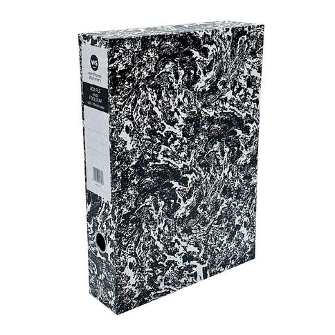WS Mottle Box File Foolscap