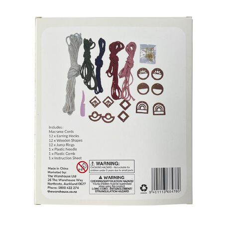Uniti Craft Adults Macrame Earings
