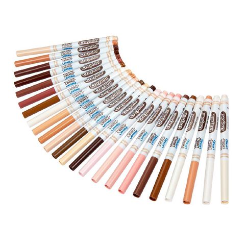 Crayola Colors of the World Fine Line Markers 24 Pack