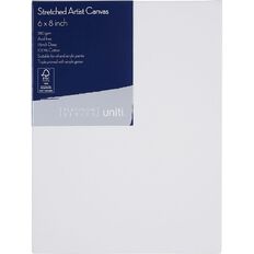 Uniti Plat Canvas 6 Inch x 8 Inch 380gsm
