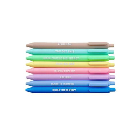 WS Peppy Ballpoint Pens 8 Pack