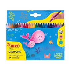 Jovi Plastic Crayons 24 Pack