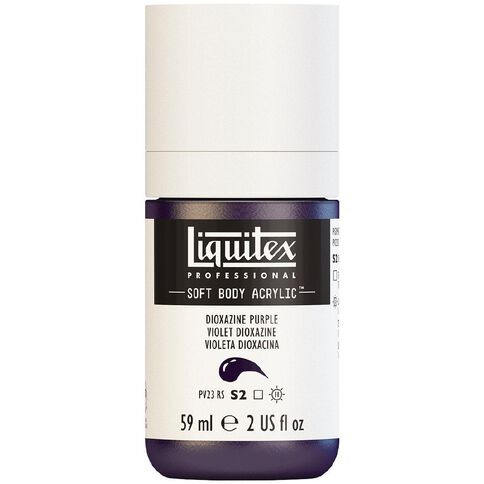 Liquitex Soft Body S2 Acrylic Paint Diox Purple