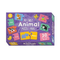 My First Animals: Puzzle Pairs 60 Piece