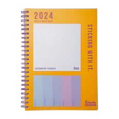 Future Useful Sticky Note Weekly Diary 2024 A4