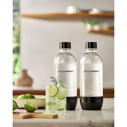 Sodastream Dishwasher Safe Twin Pack Carb Bottle 1L