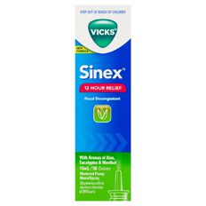 Vicks Sinex Nasal Decongestant NZ 15ml