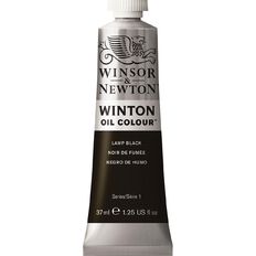 Winsor & Newton Winton Oil Paint 37ml Lamp Black