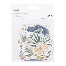 Uniti Floral Cardstock Die Cut Shapes