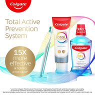 Colgate Total Active Prevention Foaming Clean Toothbrush Medium 1 Pack