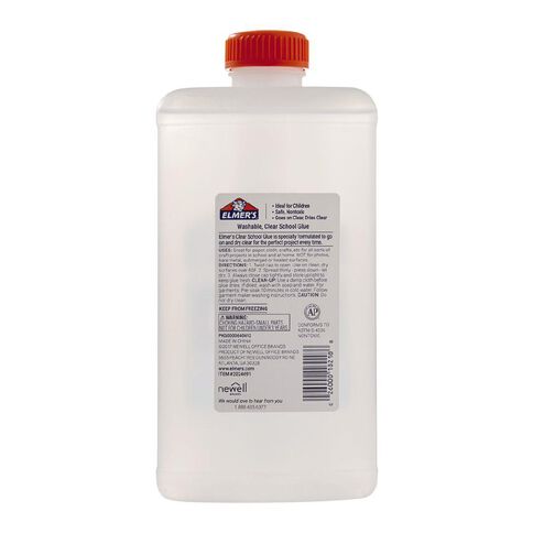 Elmer's Liquid School Glue Clear 946ml Clear