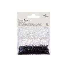 Uniti Seed Beads 30gm White
