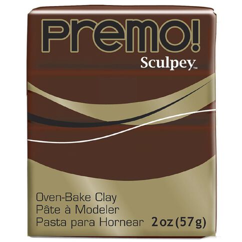 Sculpey Premo Accent Clay 57g Burnt Umber