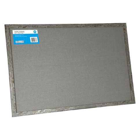 WS Memo Board Grey Mid 60cm x 90cm